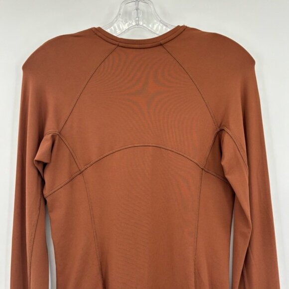 Lululemon Its Rulu Run Long Sleeve ShirtRoasted Brown Size 6 - Picture 15 of 15